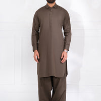 Blended Olive Green Shalwar Kameez - Almirah