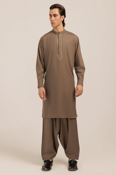 Blended Dove Kurta Shalwar - Bonanza