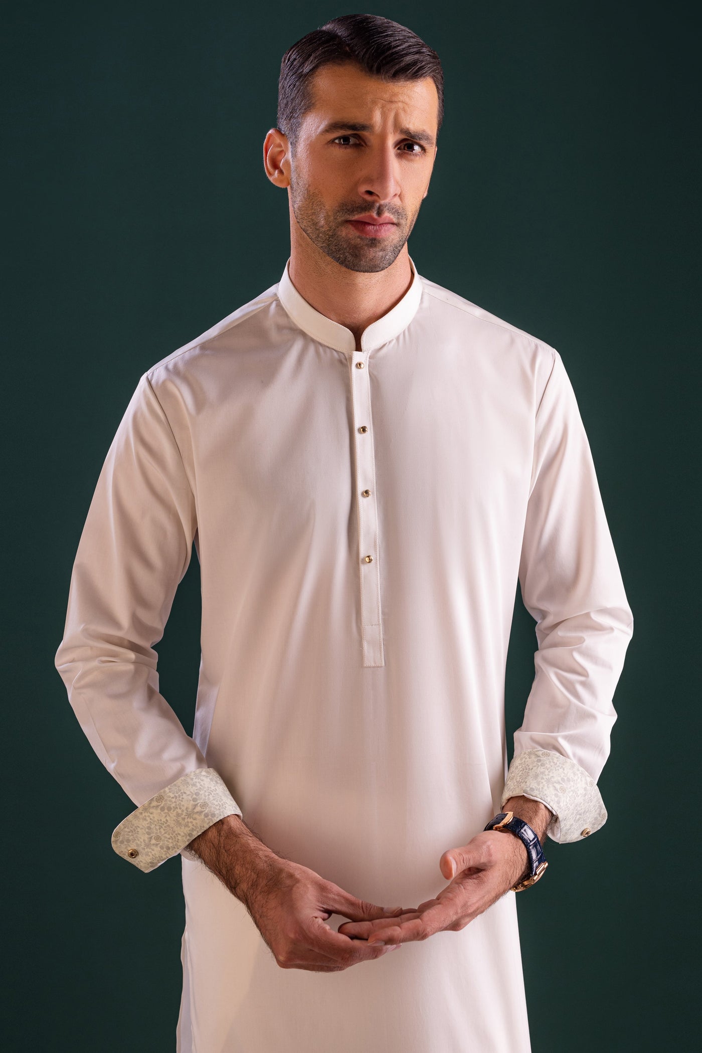 Cotton White Kurta Trouser - Cast & Crew