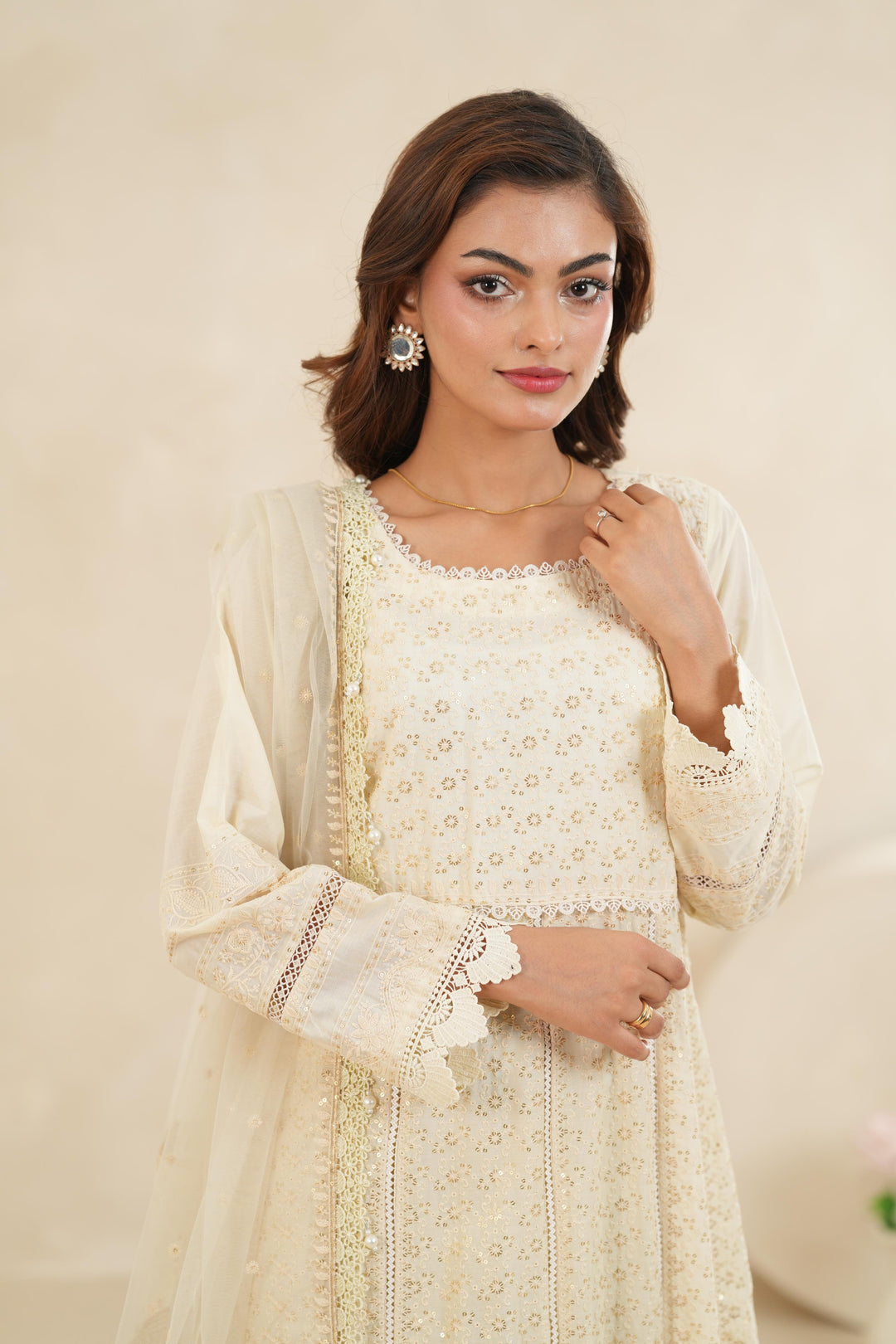 Design 1A - Sobia Nazir Luxury Lawn Stitched