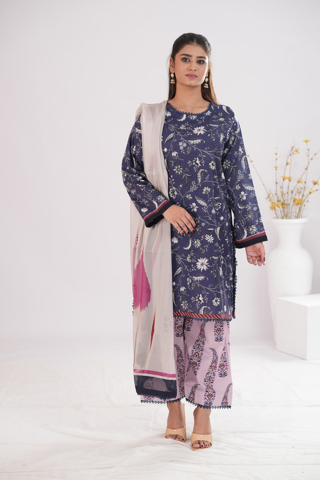 Liore-7B | Zara Shahjahan Stitched - Coco Prints Edit III