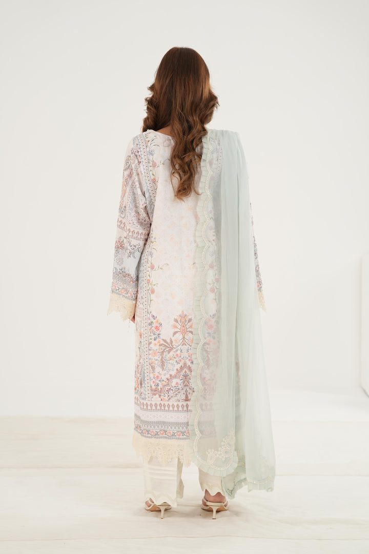 Nele - Qalamkar Luxe Silk Stitched