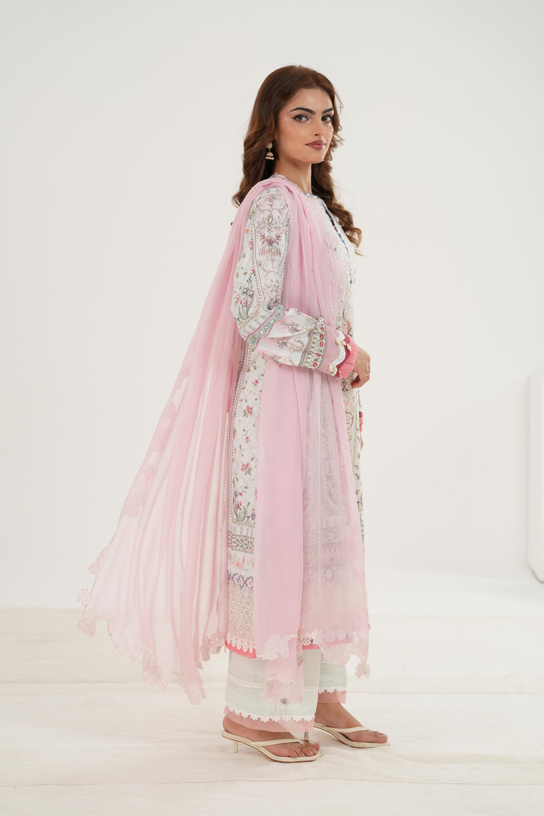 Ida - Qalamkar Luxe Silk Stitched