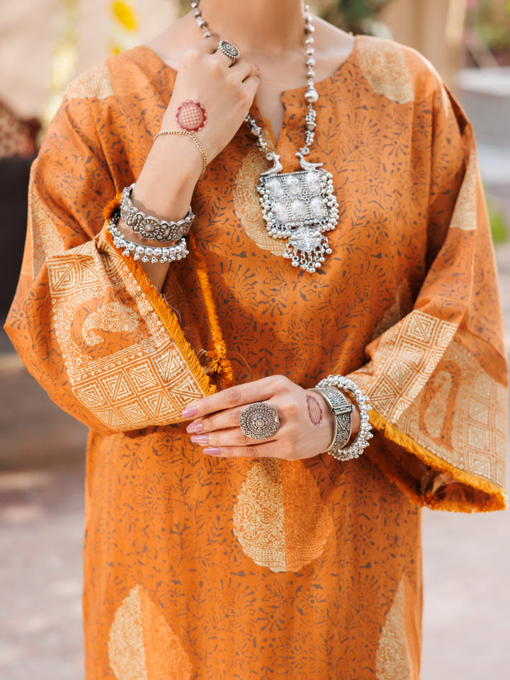Dobby Mustard Kurti - Almirah