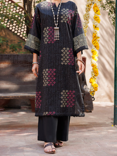 Dobby Black Kurti - Almirah