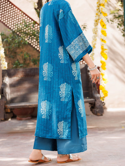 Dobby Blue Kurti - Almirah