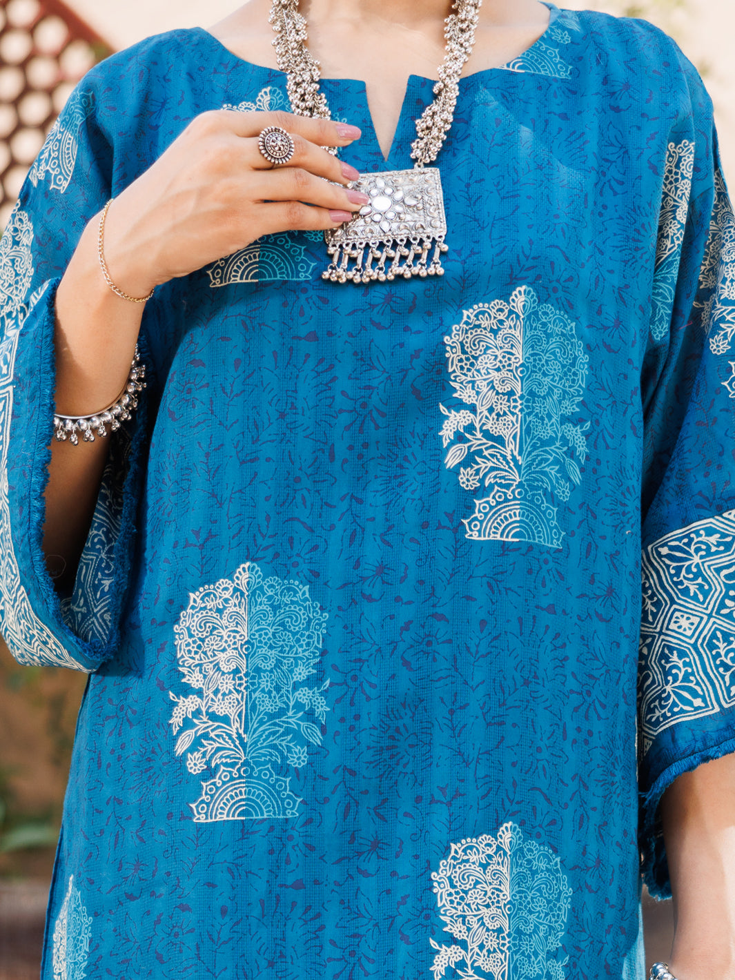 Dobby Blue Kurti - Almirah