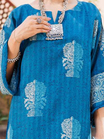 Dobby Blue Kurti - Almirah