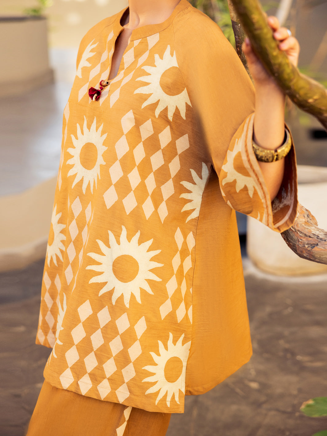 Cotton Brown Stitched Suit - Almirah