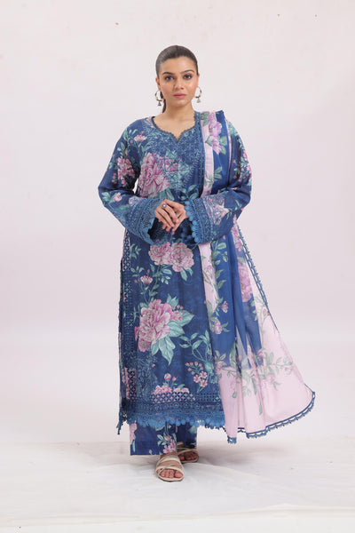 Lushpetal - Ayzel Printed Embroidered Stitched