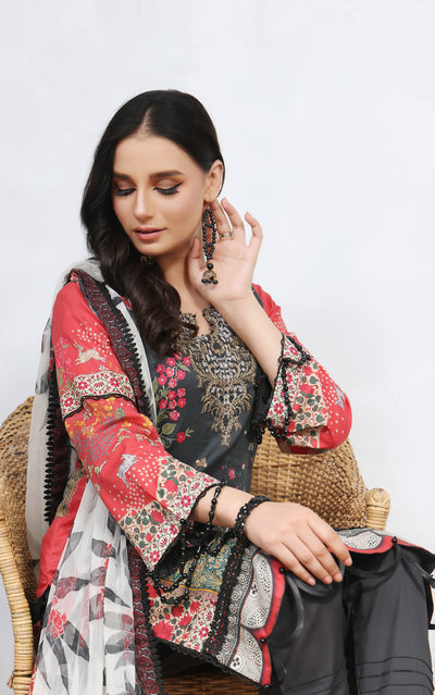 12A Muzlin Stitched - Sana Safinaz