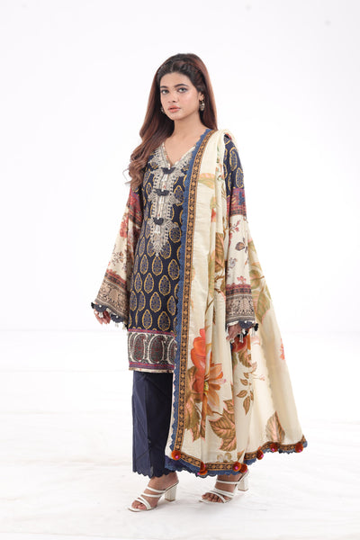 Design 4A - Sana Safinaz Muzlin Winter Stitched