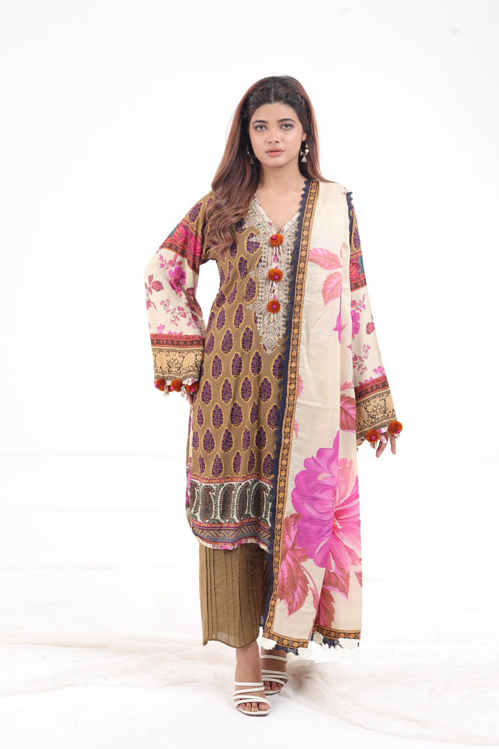 Design 4B - Sana Safinaz Muzlin Winter Stitched