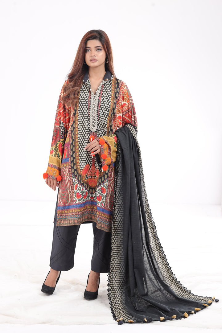 Design 8A - Sana Safinaz Muzlin Winter Stitched