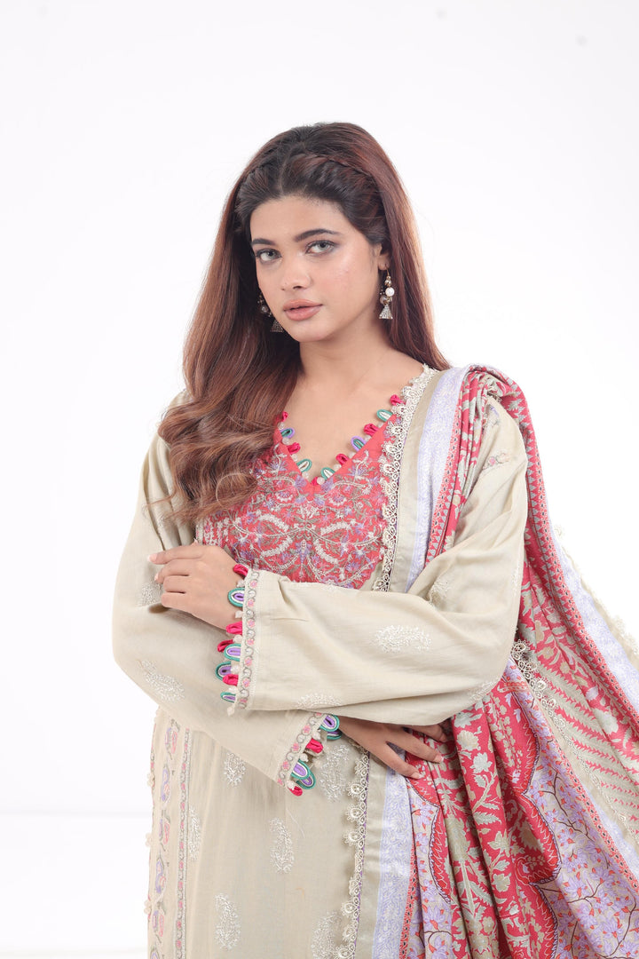 Design 12A - Sana Safinaz Muzlin Winter Stitched