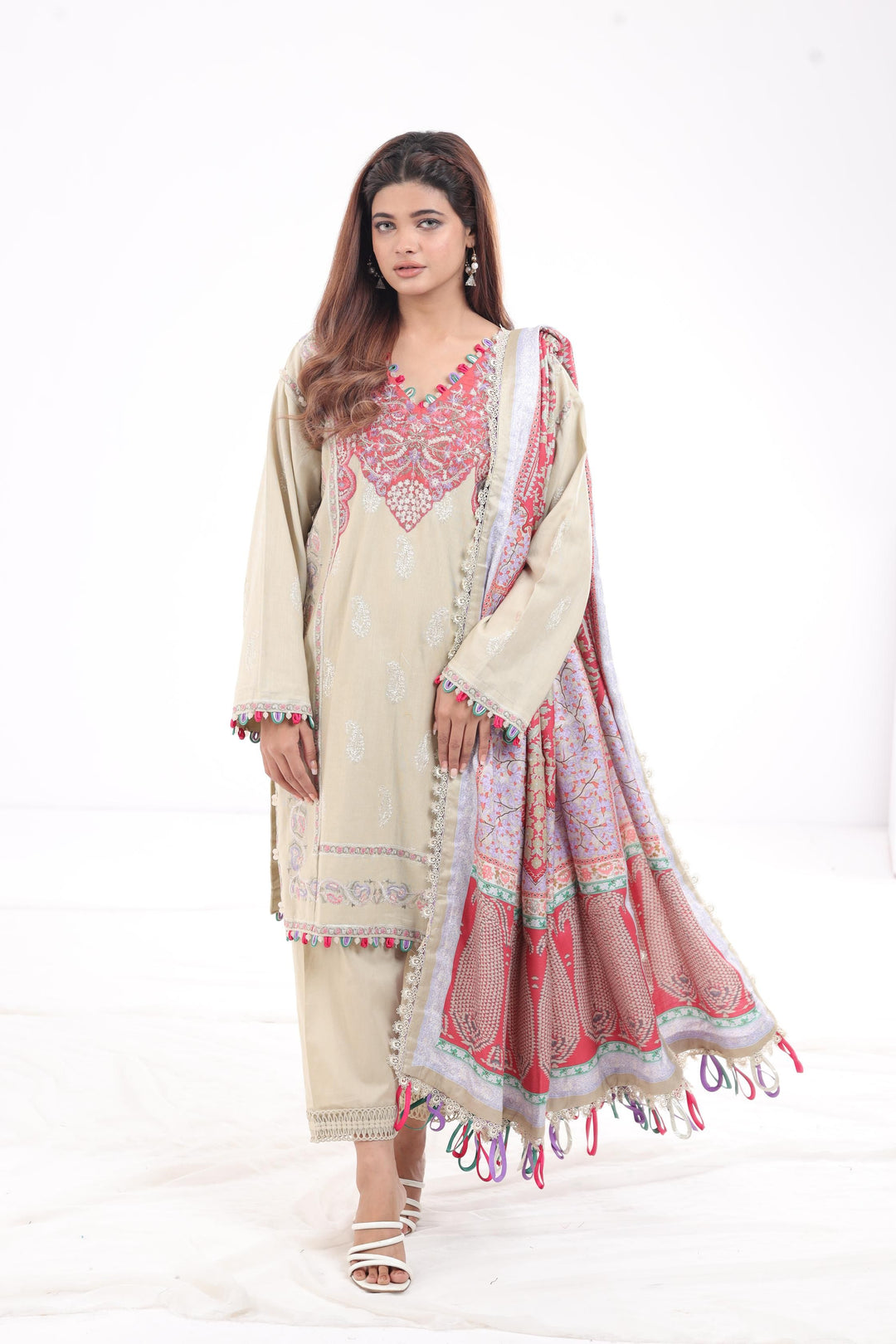 Design 12A - Sana Safinaz Muzlin Winter Stitched
