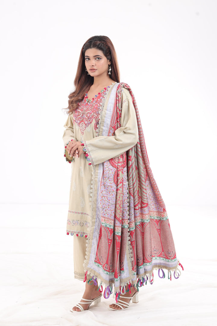 Design 12A - Sana Safinaz Muzlin Winter Stitched