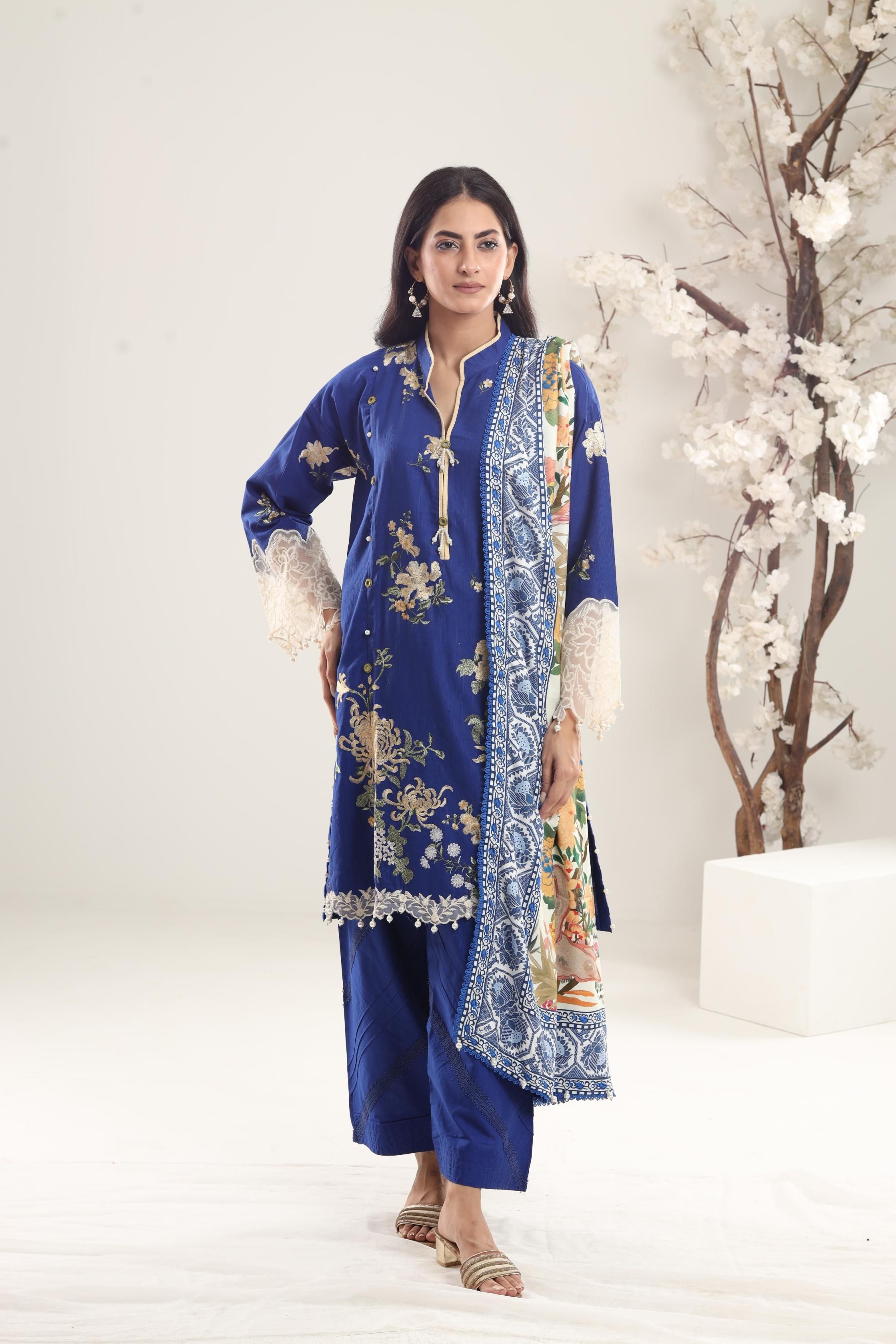 Design 8B - Sana Safinaz Muzlin Winter Stitched – Janan