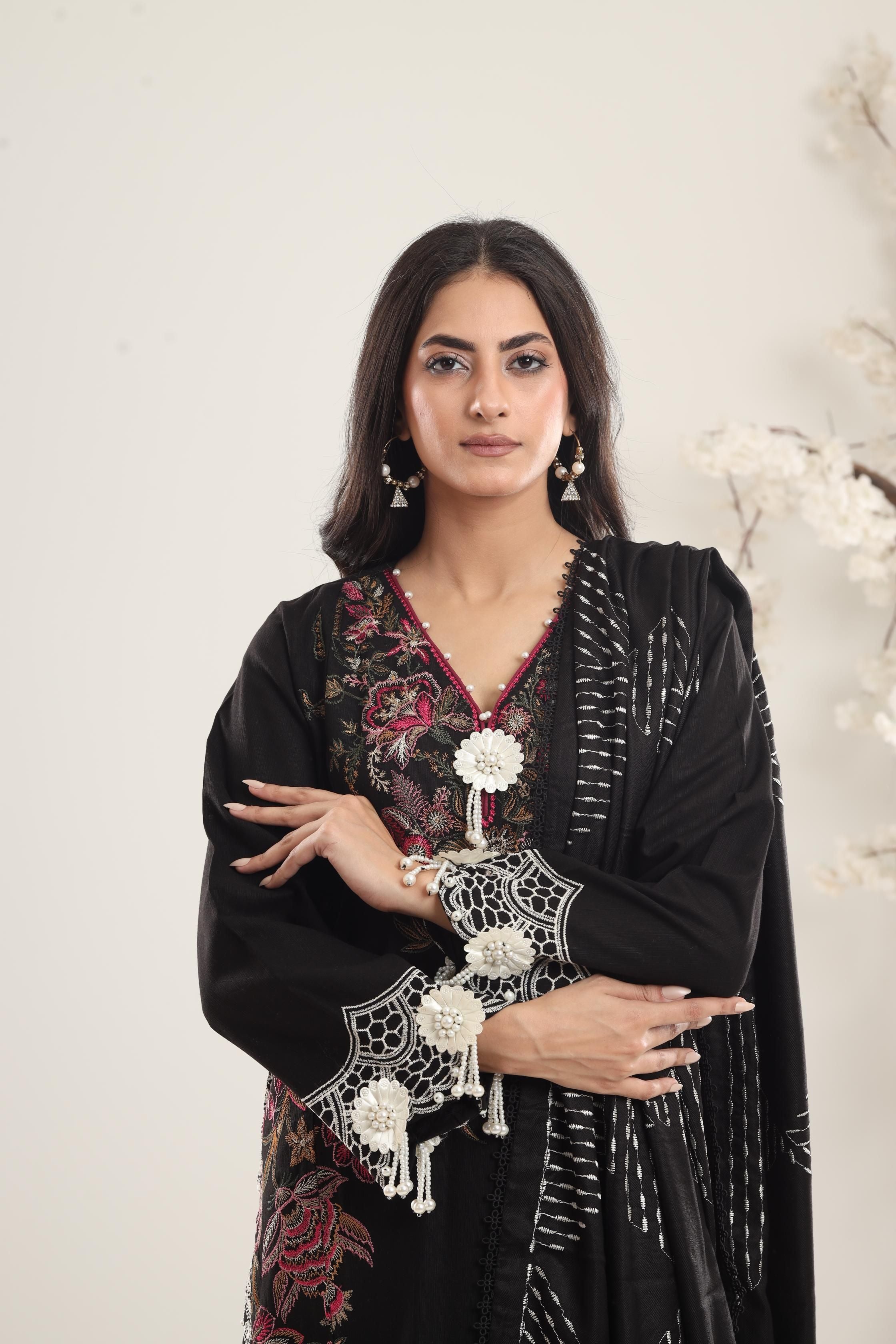 Design 9B - Sana Safinaz Muzlin Winter Stitched – Janan