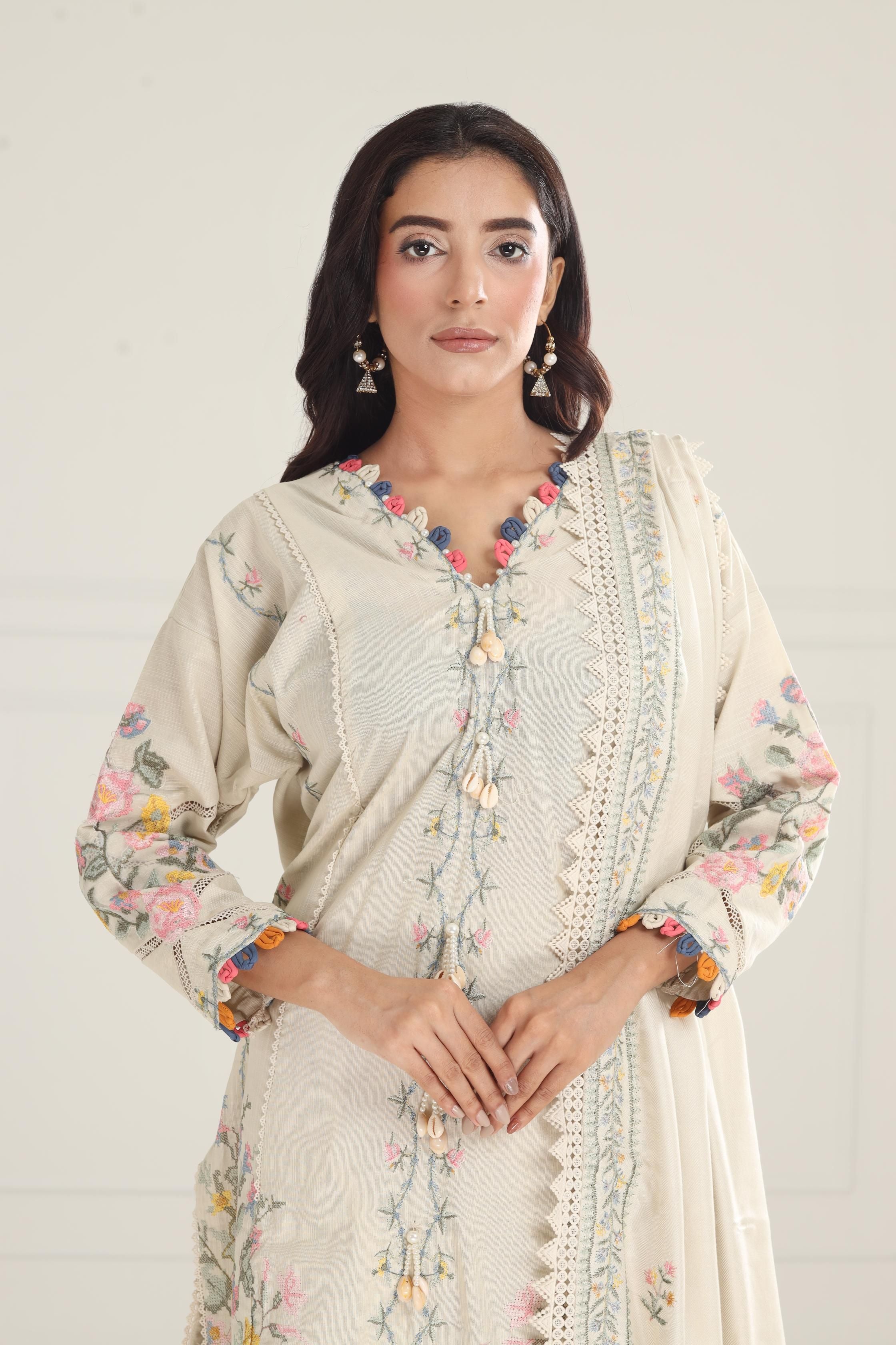 Design 13A - Sana Safinaz Muzlin Winter Stitched – Janan