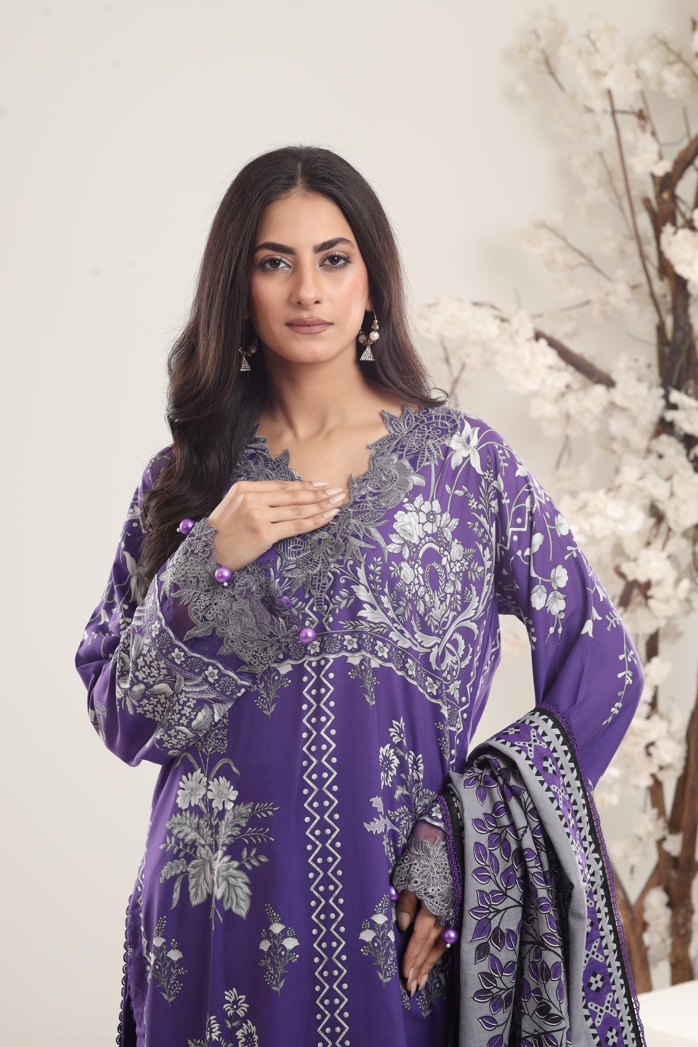 Design 20A - Sana Safinaz Muzlin Winter Stitched – Janan