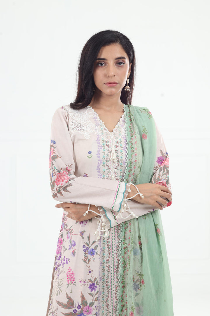 Design 28A - Sana Safinaz Muzlin Volume 1 '25 Stitched