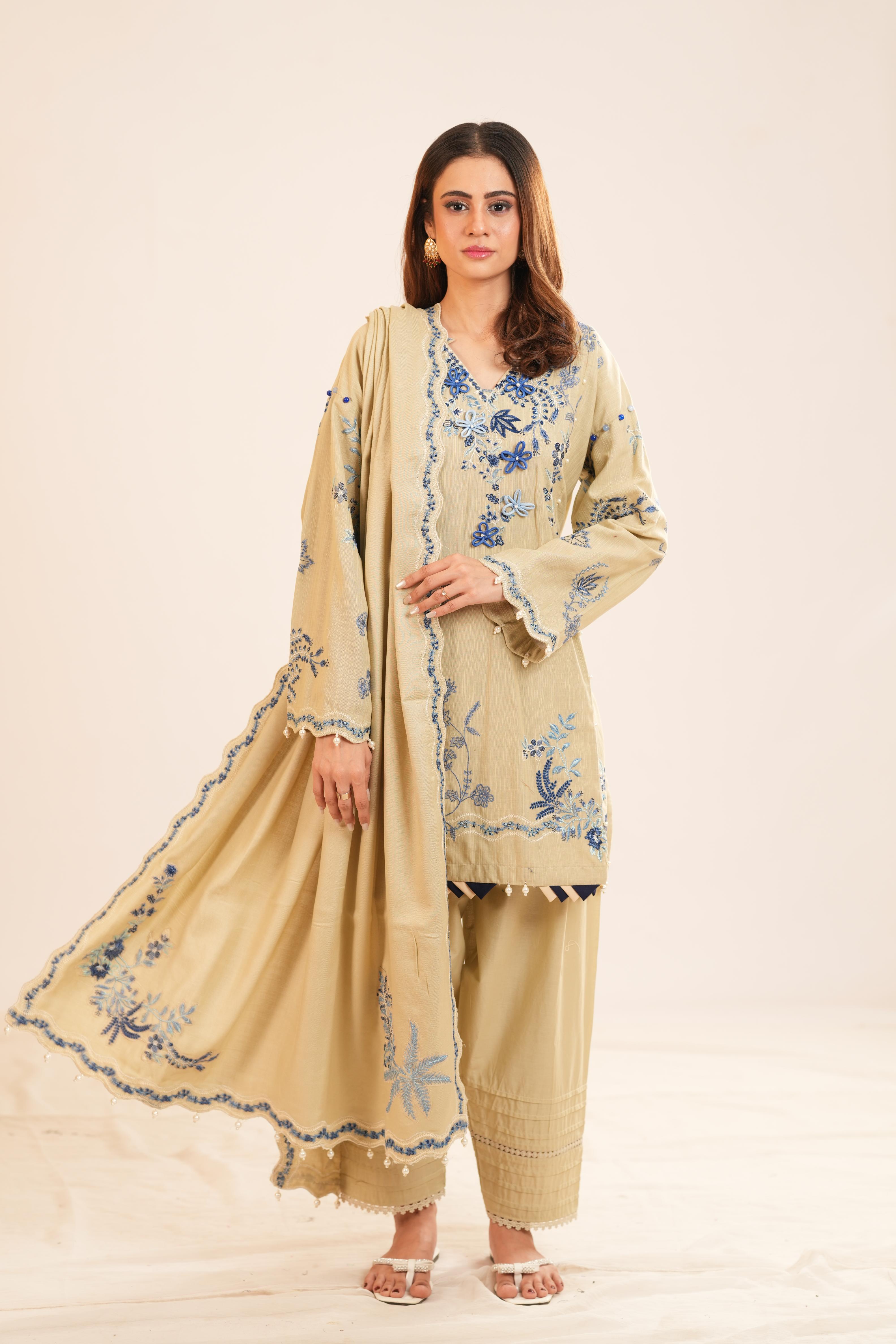 Design 11A - Sana Safinaz Muzlin Stitched – Janan