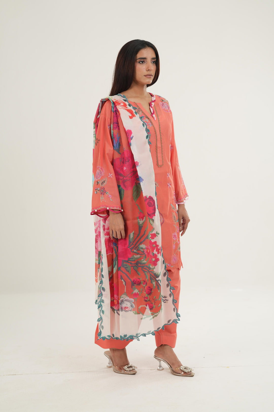 Design 6B - Sana Safinaz Muzlin Stitched
