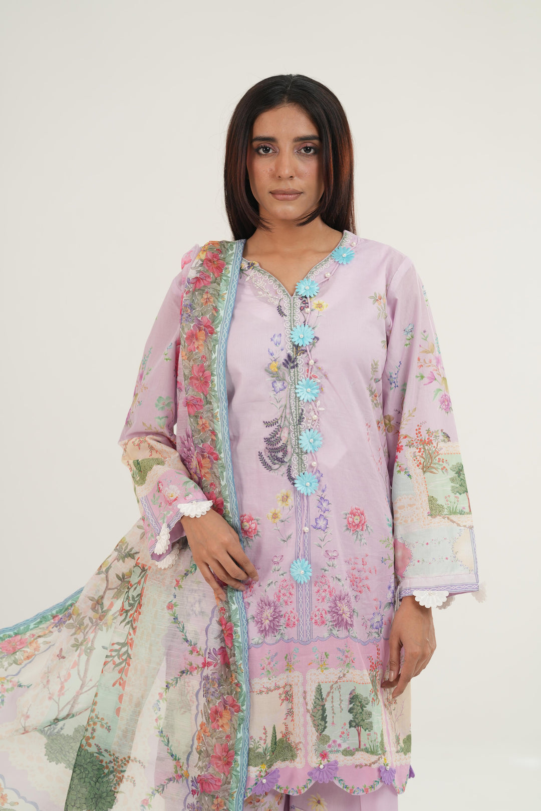 Design 14A - Sana Safinaz Muzlin Stitched
