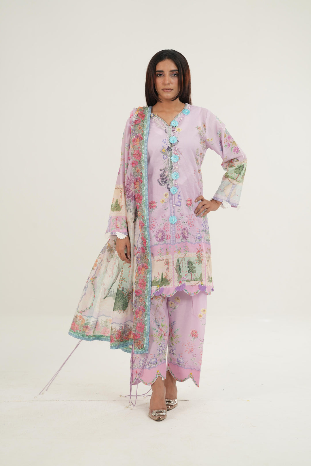 Design 14A - Sana Safinaz Muzlin Stitched