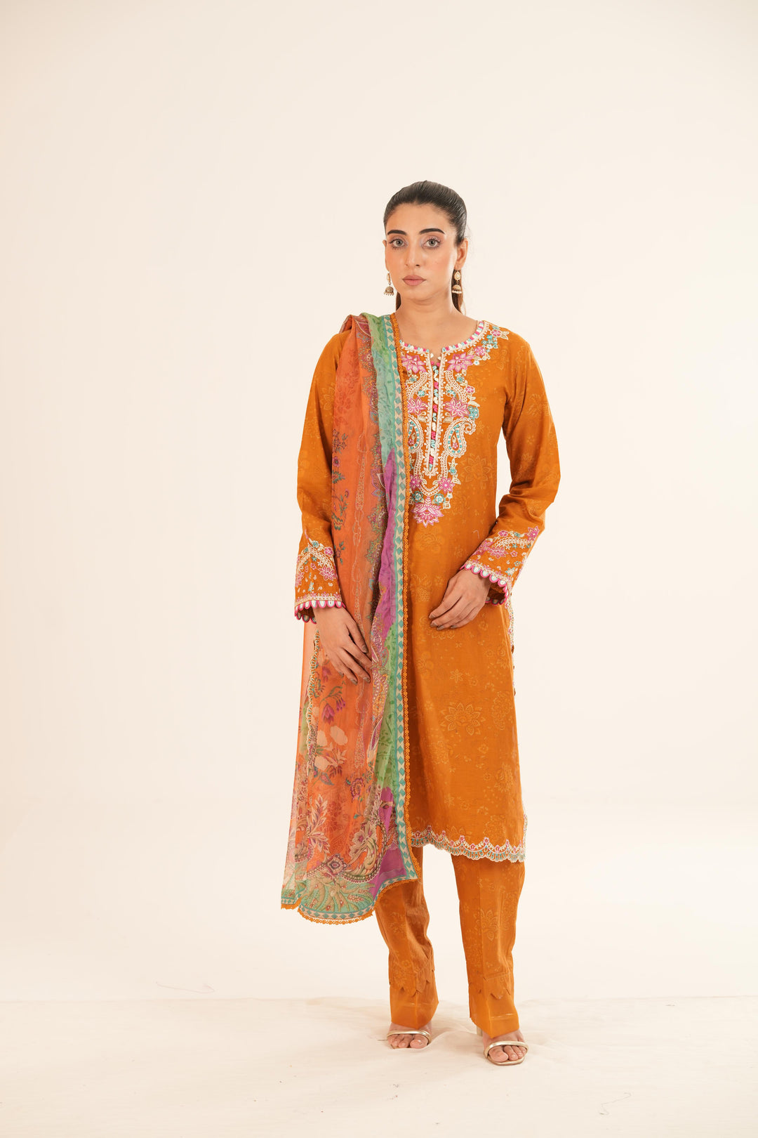 Malisa - Farasha Printed Essentials Stitched