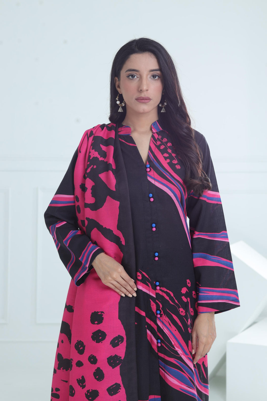 Design 10B - Maria B M Basic Winter Stitched