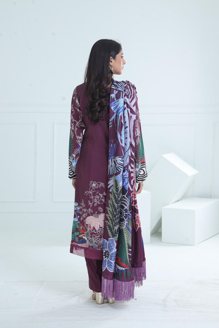 Design 12A - Maria B M Basic Winter Stitched