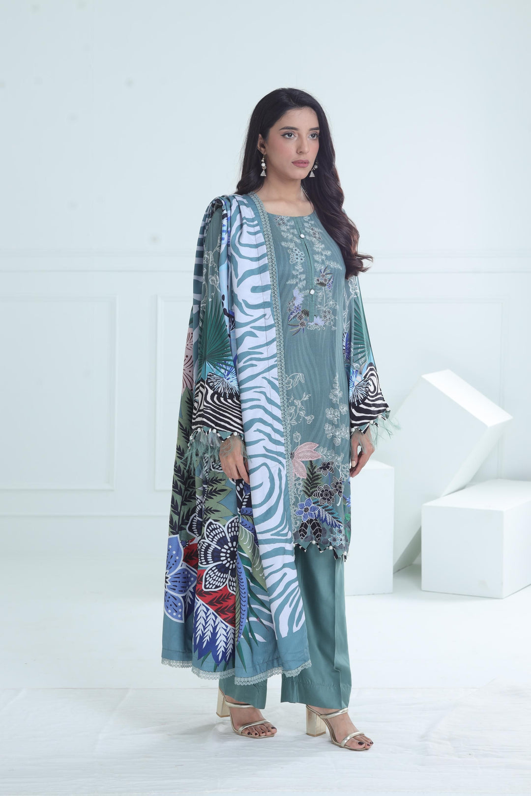 Design 12B - Maria B M Basic Winter Stitched