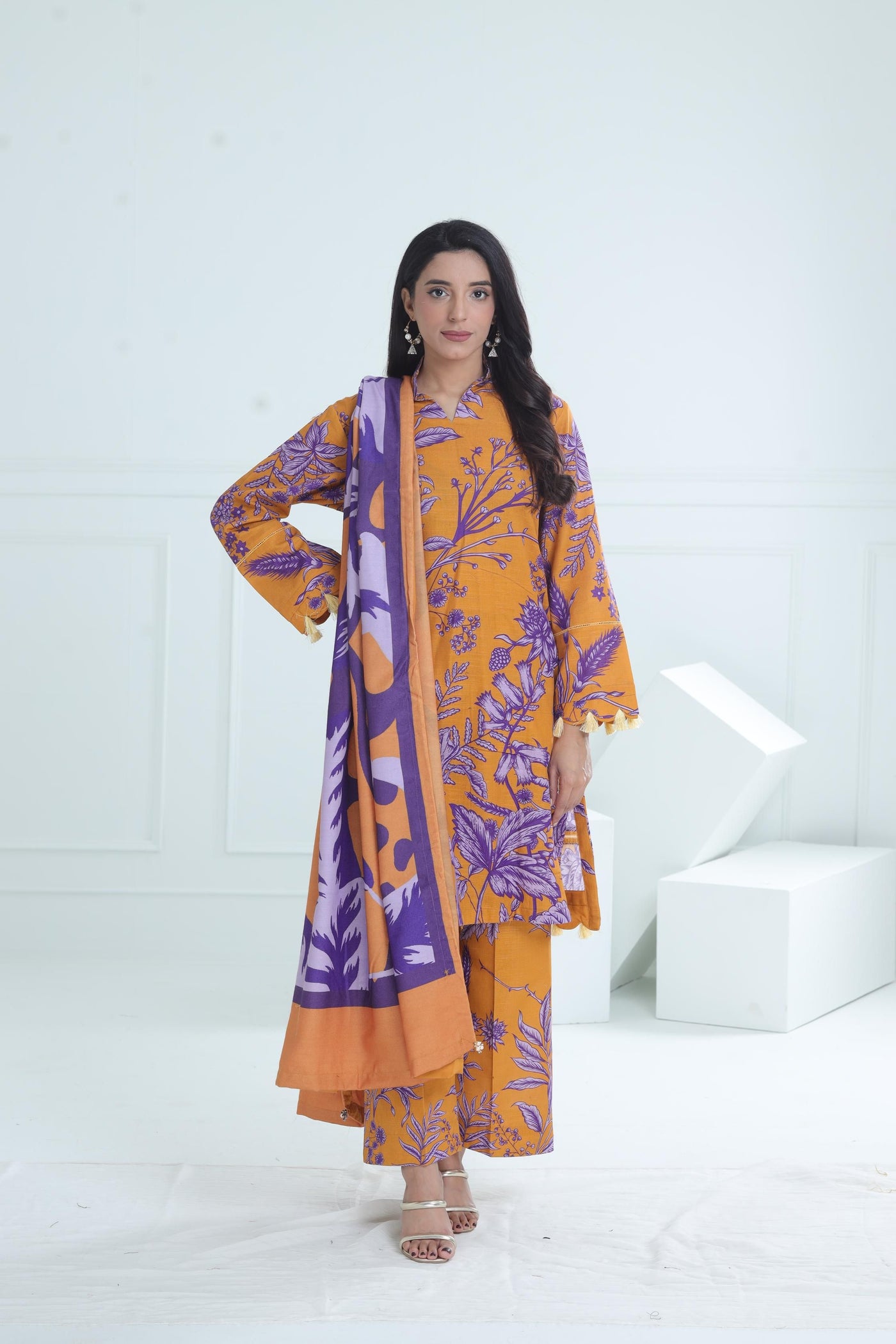 Design 1A - Maria B M Basic Winter Stitched
