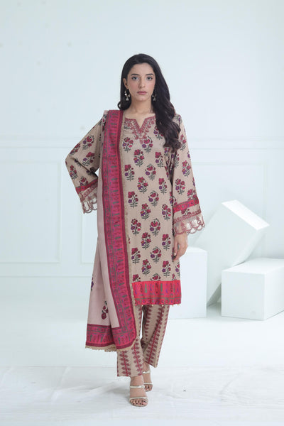 Design 2A - Maria B M Basic Winter Stitched