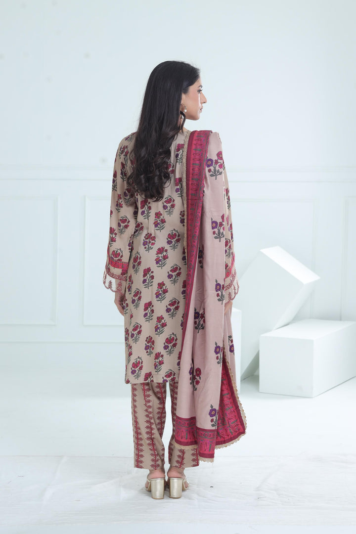 Design 2A - Maria B M Basic Winter Stitched