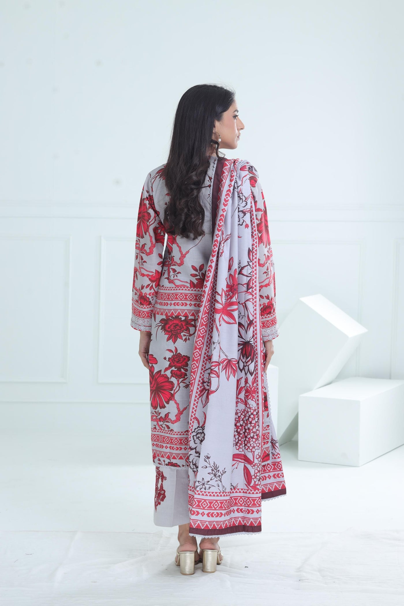 Design 3A - Maria B M Basic Winter Stitched