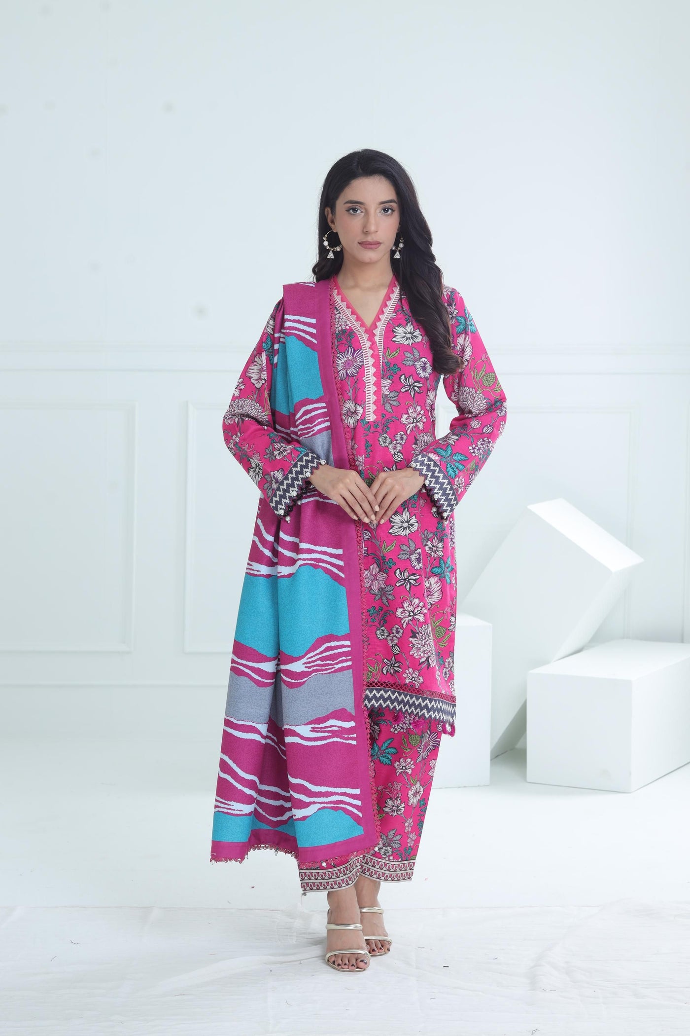 Design 4A - Maria B M Basic Winter Stitched