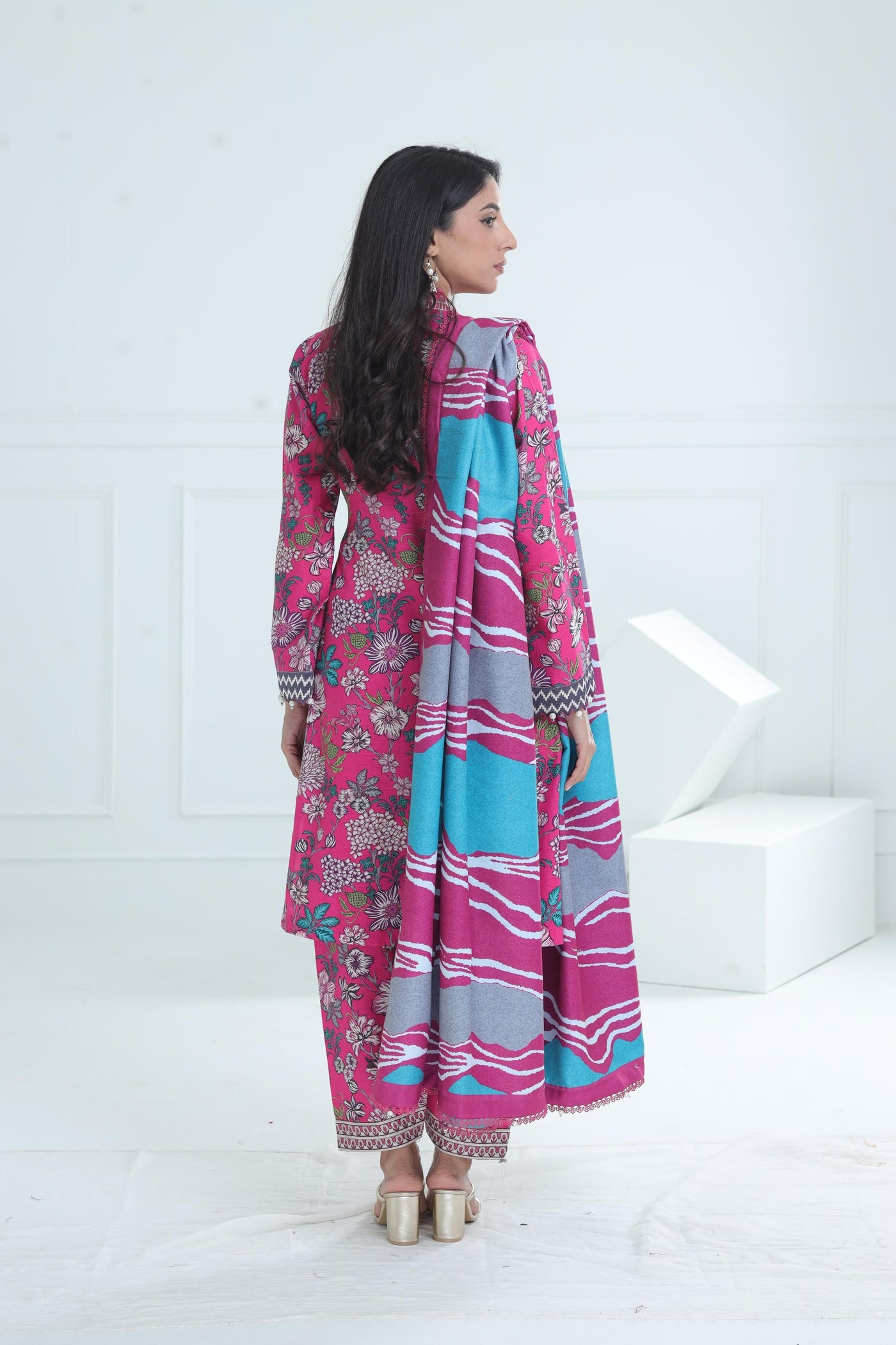 Design 4A - Maria B M Basic Winter Stitched