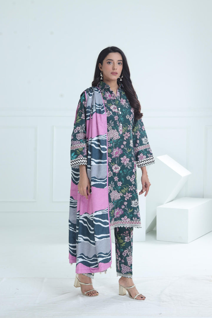 Design 4B - Maria B M Basic Winter Stitched