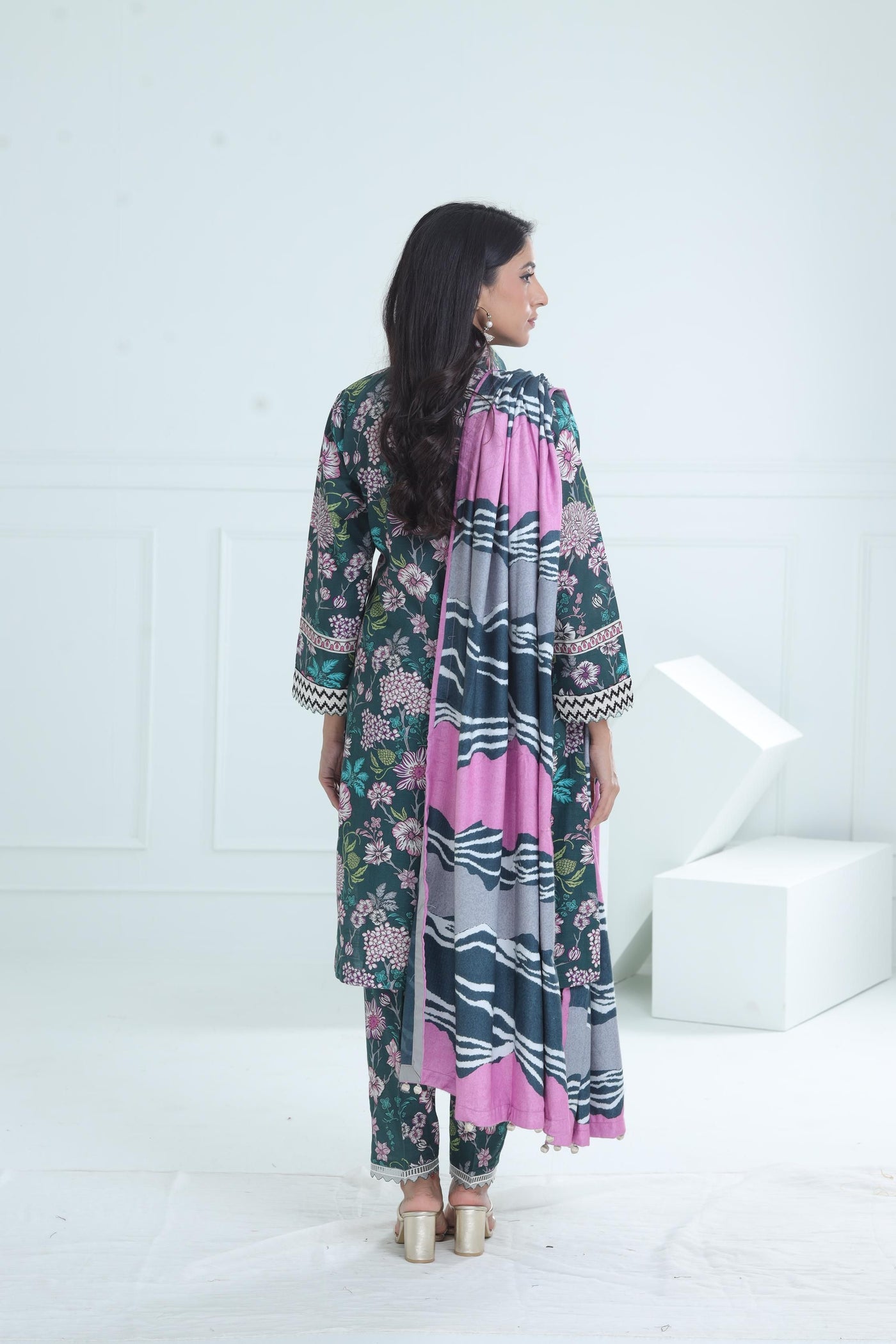 Design 4B - Maria B M Basic Winter Stitched