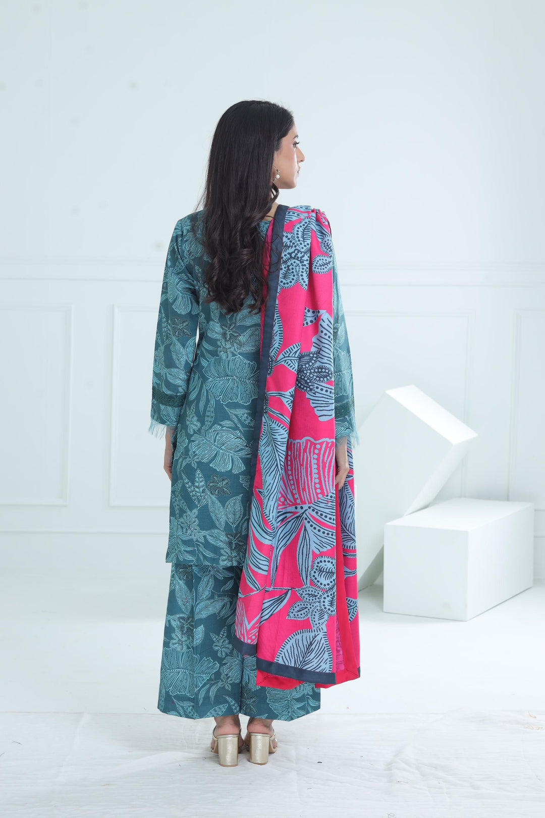 Design 9A - Maria B M Basic Winter Stitched