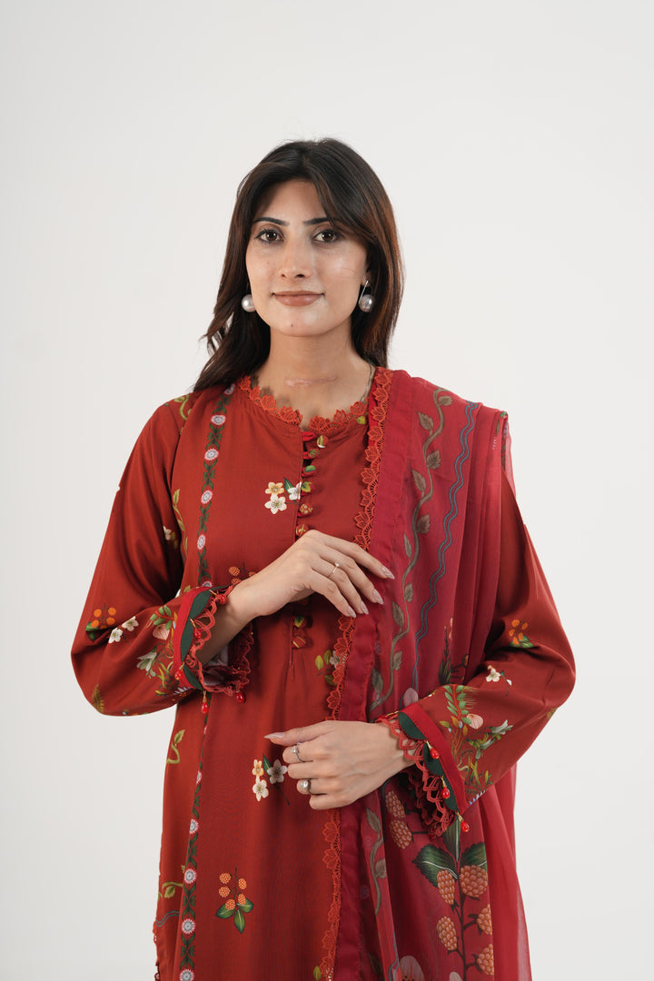 Design 5A - Maria B M-Basic Stitched