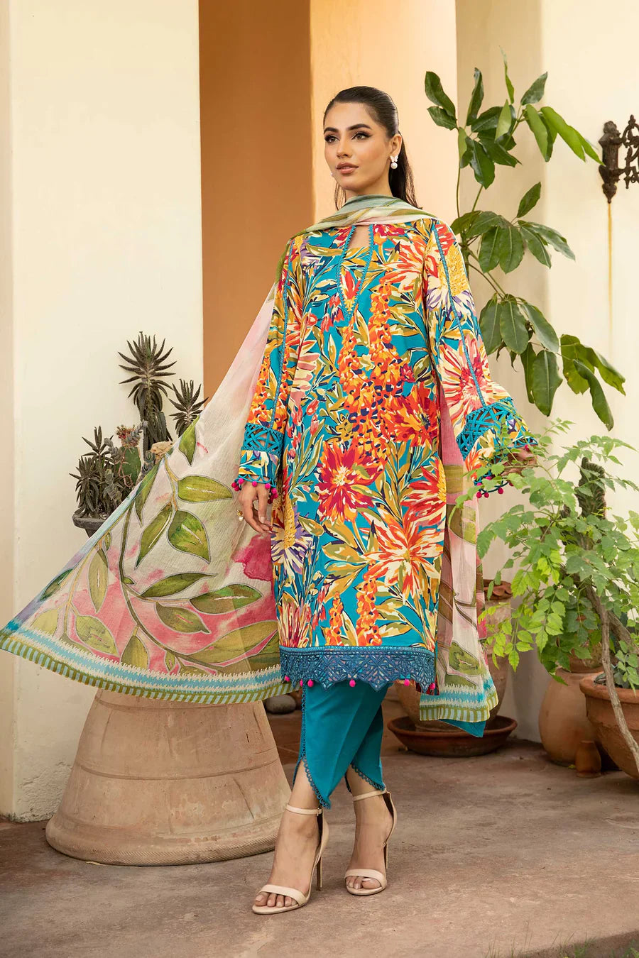 Lawn Multi Stitched Suit - Maria B Eid Basic