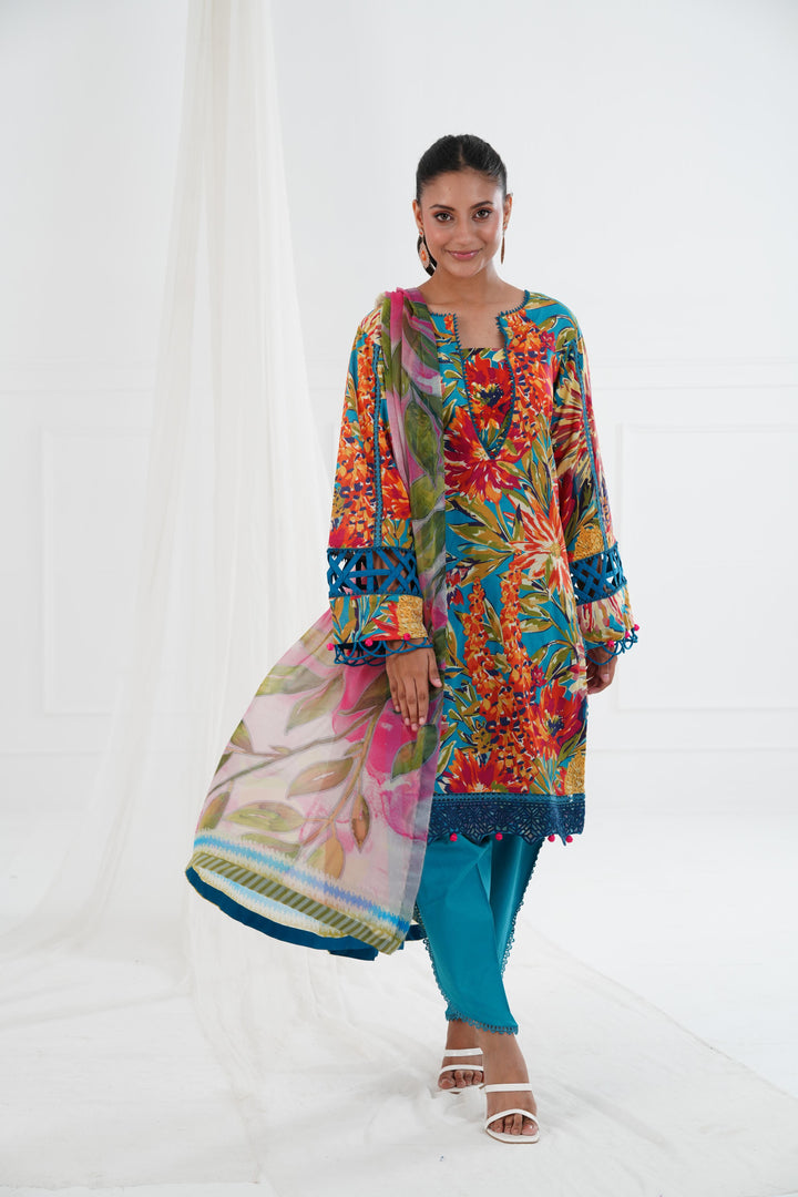 Lawn Multi Stitched Suit - Maria B Eid Basic