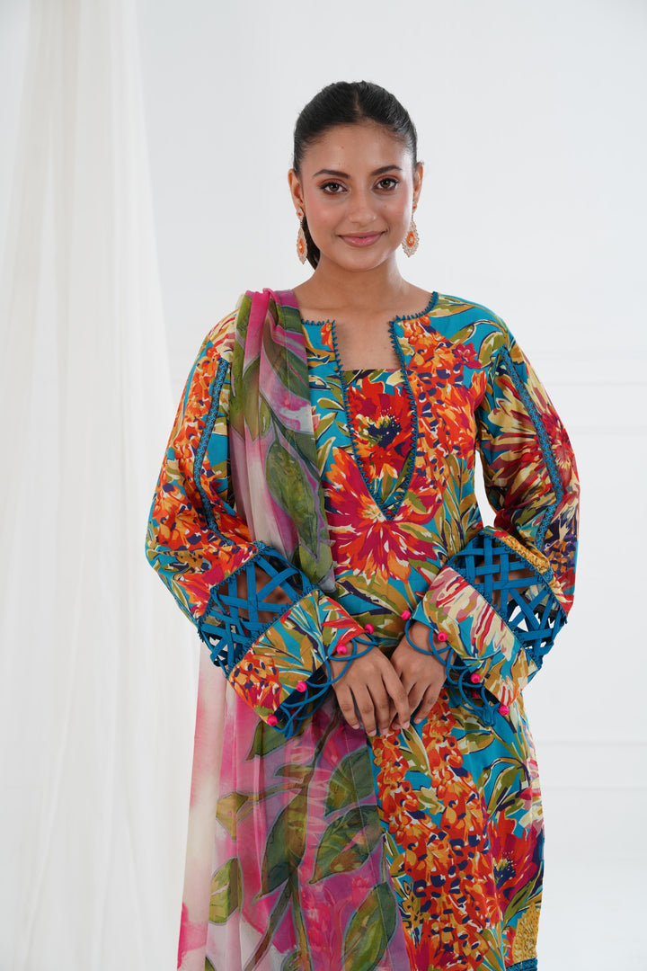 Lawn Multi Stitched Suit - Maria B Eid Basic