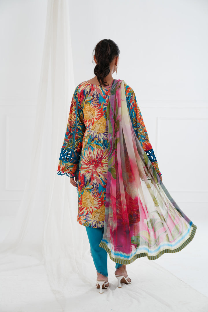 Lawn Multi Stitched Suit - Maria B Eid Basic