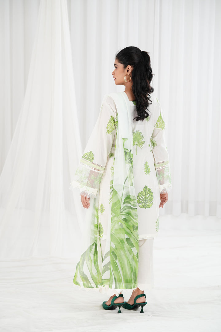 Lawn Pista Stitched Suit - Maria B Eid Basic