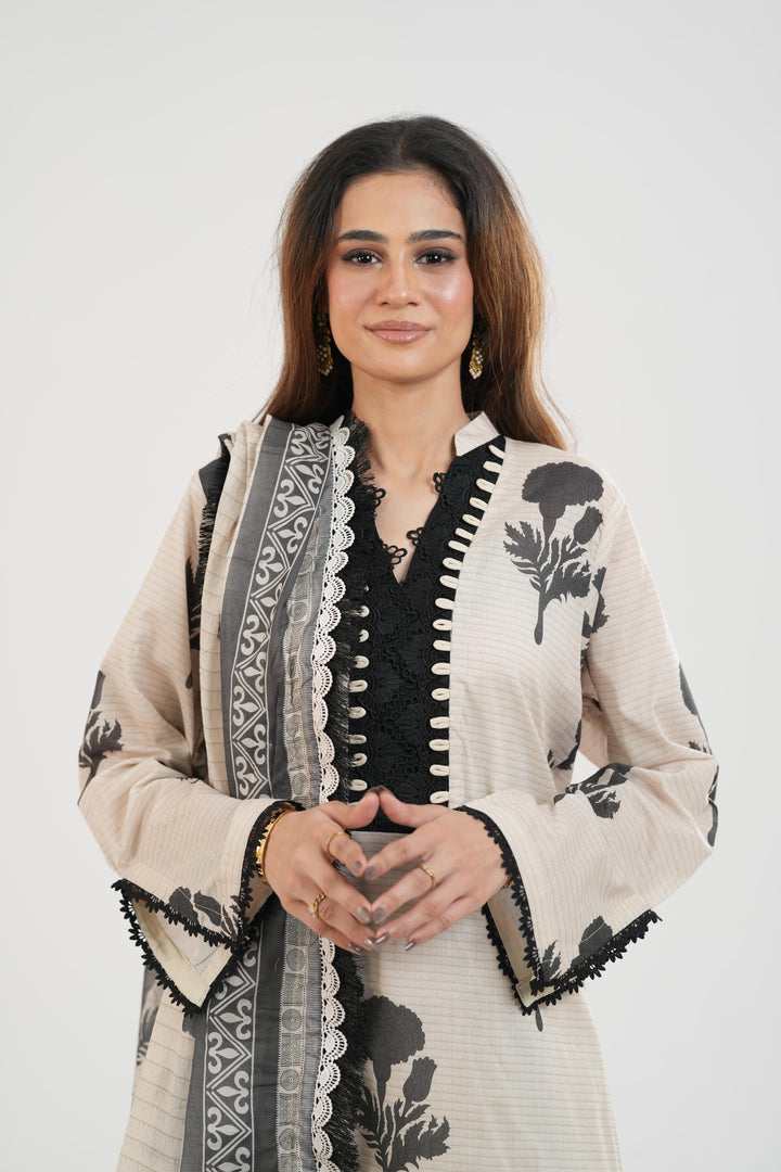 Design 10 - Maria B M Basic  Elaheh Stitched